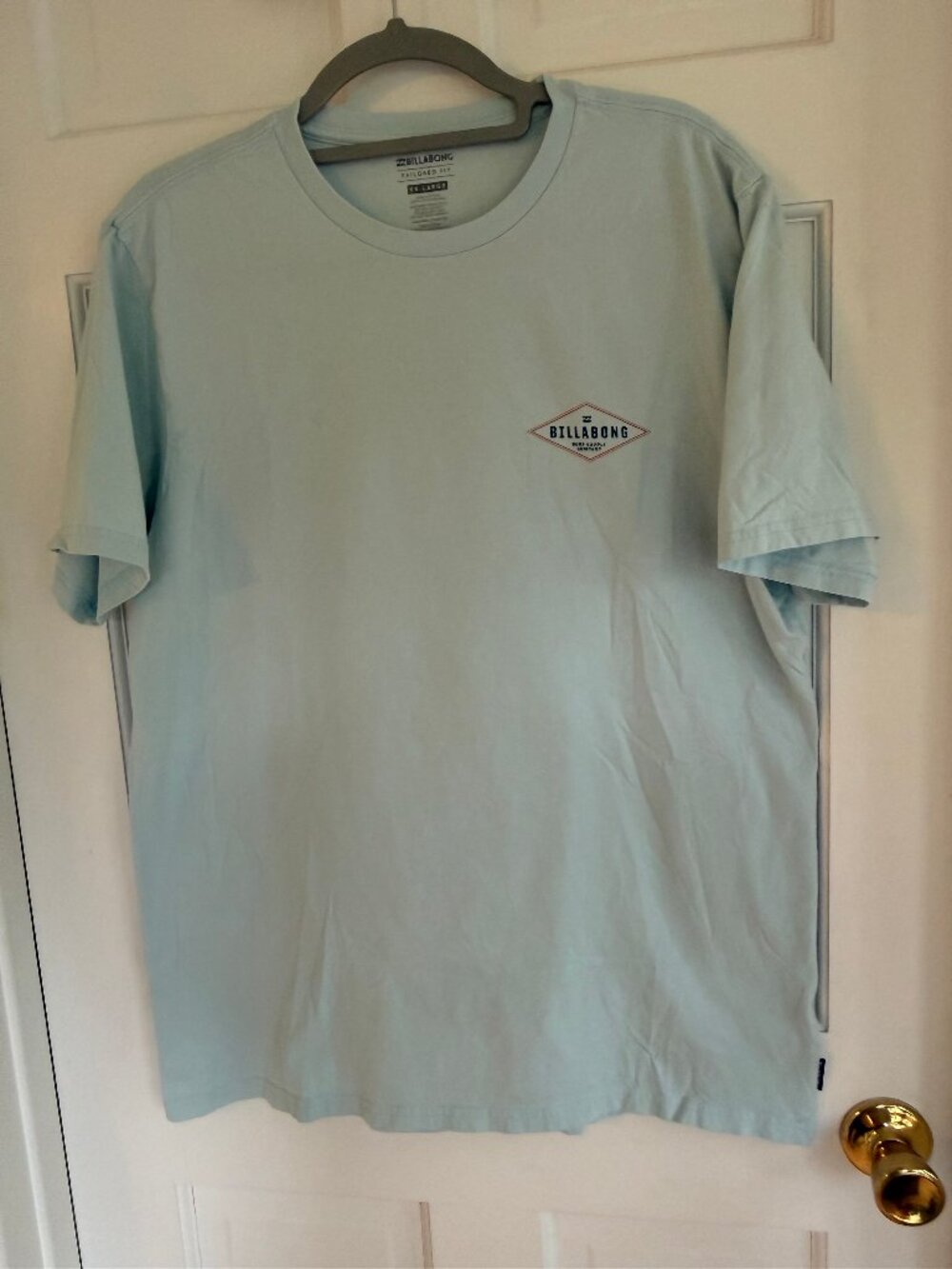 Billabong Men's XXL Tailored Fit Surf Supply Graphic T-shirt Blue